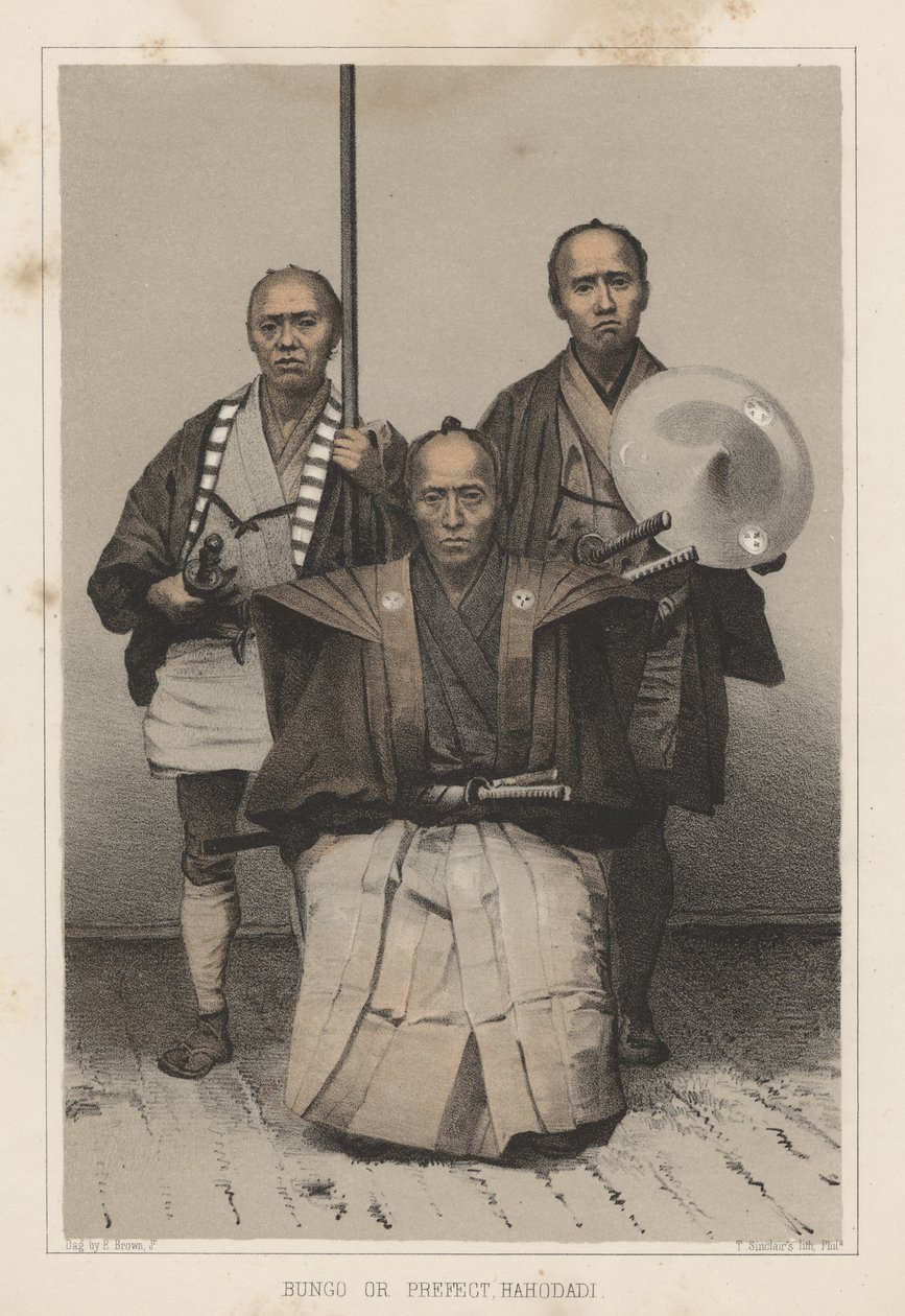 Bungo或Prefect，Hahodadi，1855 作者 Eliphalet布朗