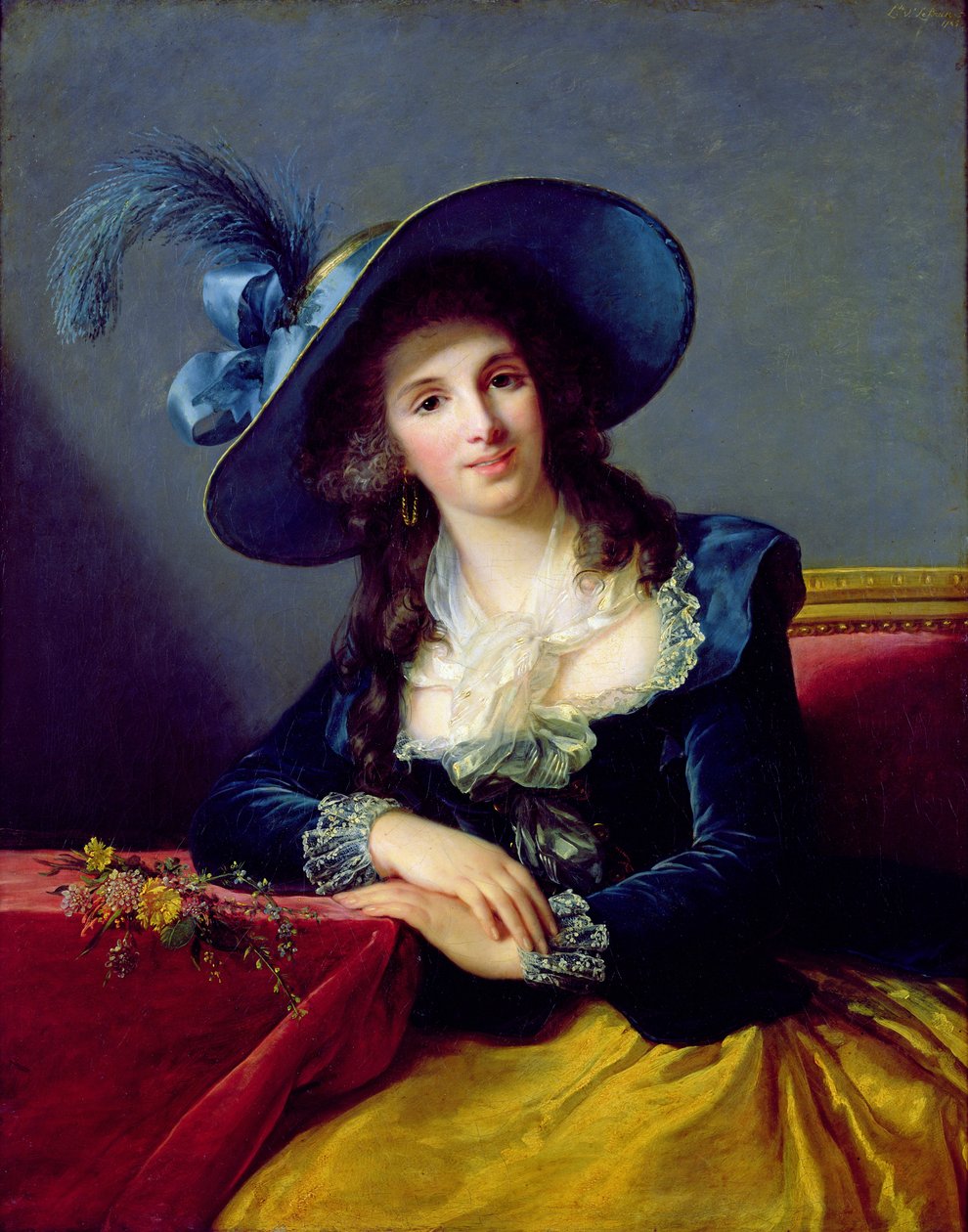 Antoinette-Elisabeth-Marie d&39;Aguesseau（1756-1828）Segur伯爵夫人，1785年 作者 伊丽莎白·路易丝·维吉·勒布朗