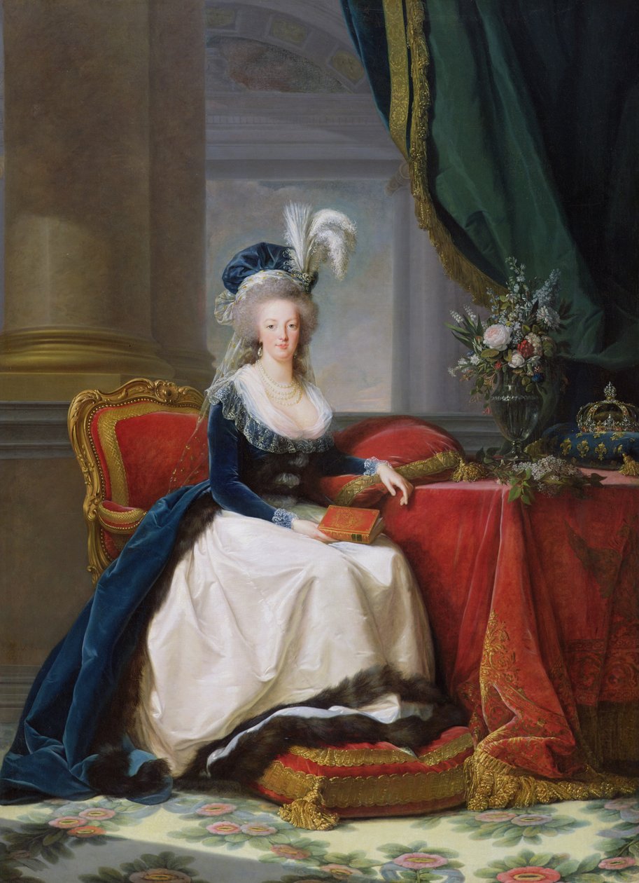 Marie Antoinette（1755-93）1788 作者 伊丽莎白·路易丝·维吉·勒布朗