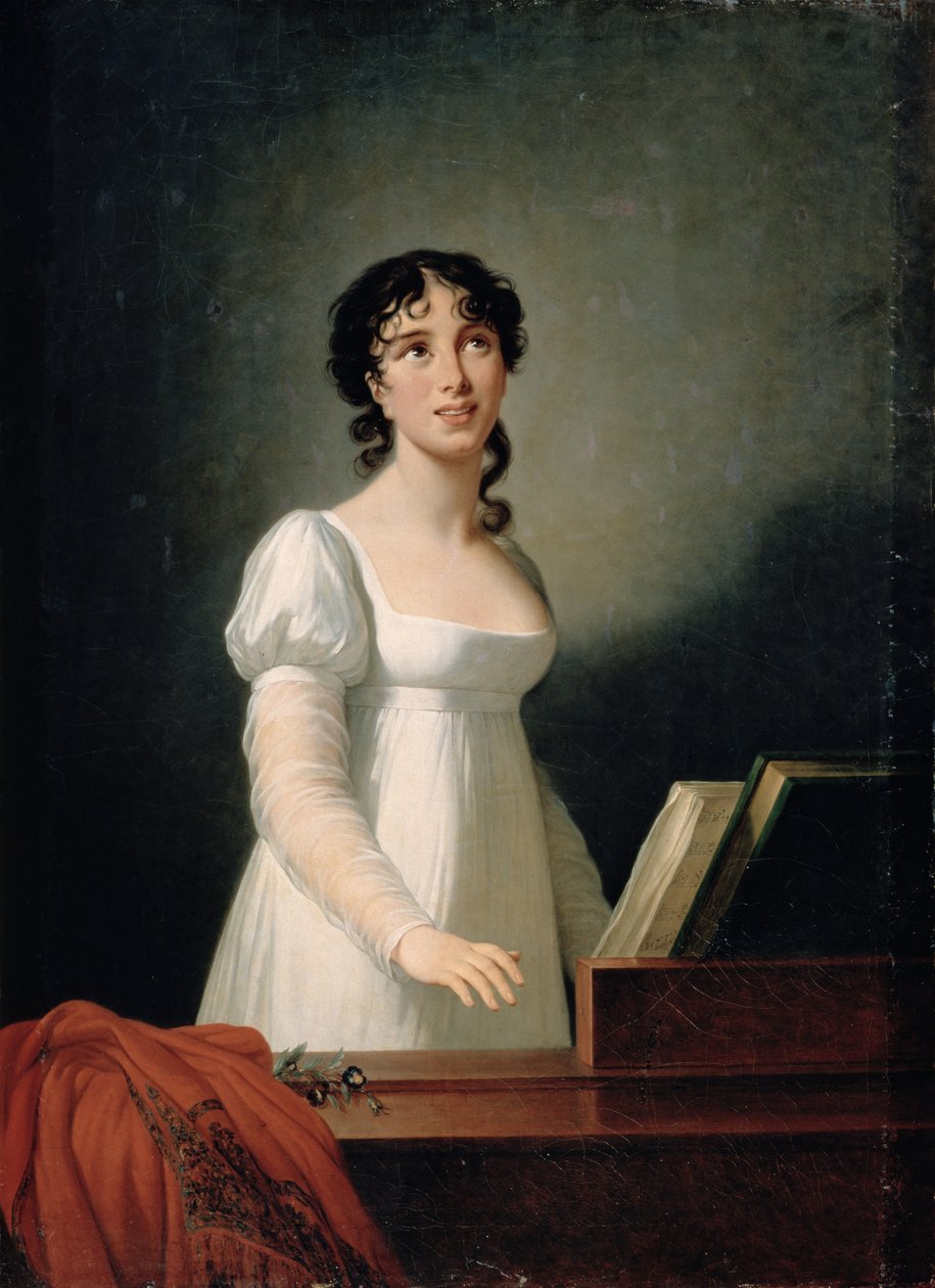 Angelica Catalani（1780-1849）的肖像 作者 伊丽莎白·路易丝·维吉·勒布朗