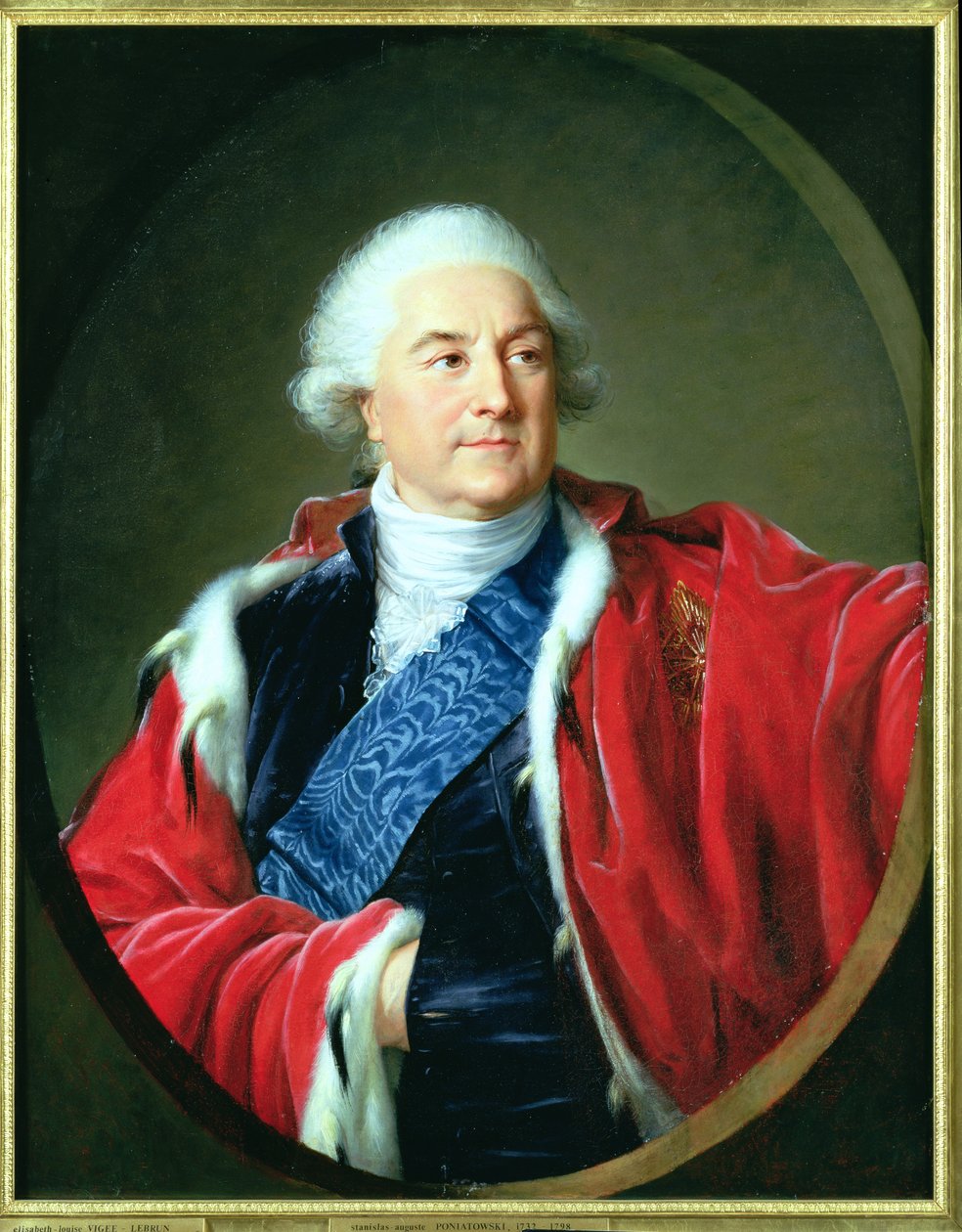 Stanislas II Augustus（1732-98），1797年的肖像 作者 伊丽莎白·路易丝·维吉·勒布朗