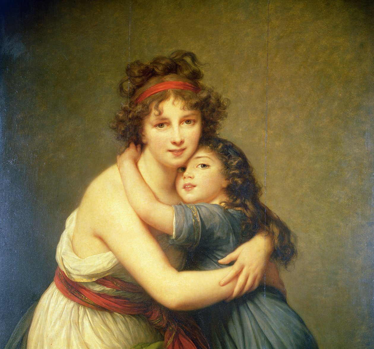 Vigee-Lebrun女士和她的女儿Jeanne-Lucie-Louise 1780-1819 1789油画细节27697 作者 伊丽莎白·路易丝·维吉·勒布朗