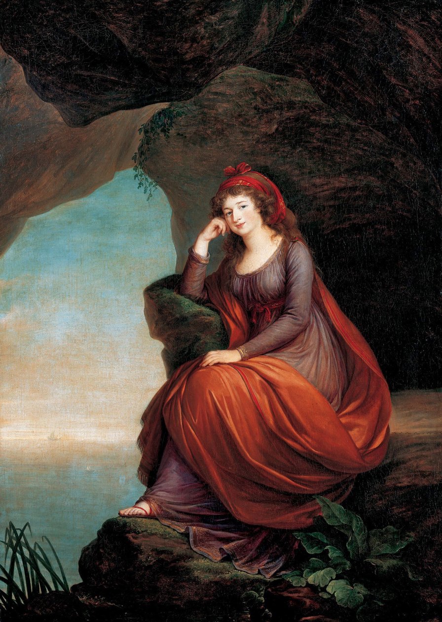 "玛丽-路易丝-伊丽莎白-维吉-勒布伦（Vigee-Lebrun）（1755-1842 年）的画像 1793 年 列支敦士登博物馆 维埃纳-奥特里舍省 作者 伊丽莎白·路易丝·维吉·勒布朗