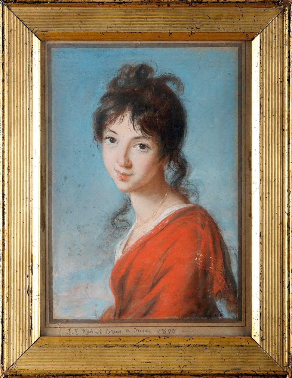 玛丽-路易丝-伊丽莎白（1755-1842 年）的 Vigee Lebrun 绘制的 Teresa Czartoryska 公主肖像（1785-1868 年） 作者 伊丽莎白·路易丝·维吉·勒布朗