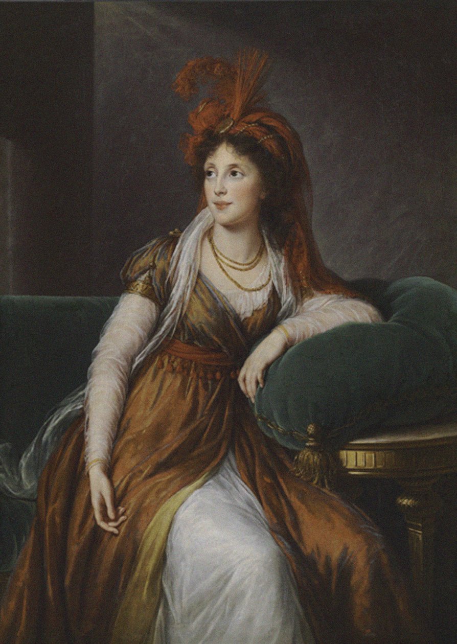 伯爵夫人安娜·亚历山德罗夫娜·格利特纳夫人（nee公主Bagrationi-Gruzinskaya 1763-1842，1797） 作者 伊丽莎白·路易丝·维吉·勒布朗
