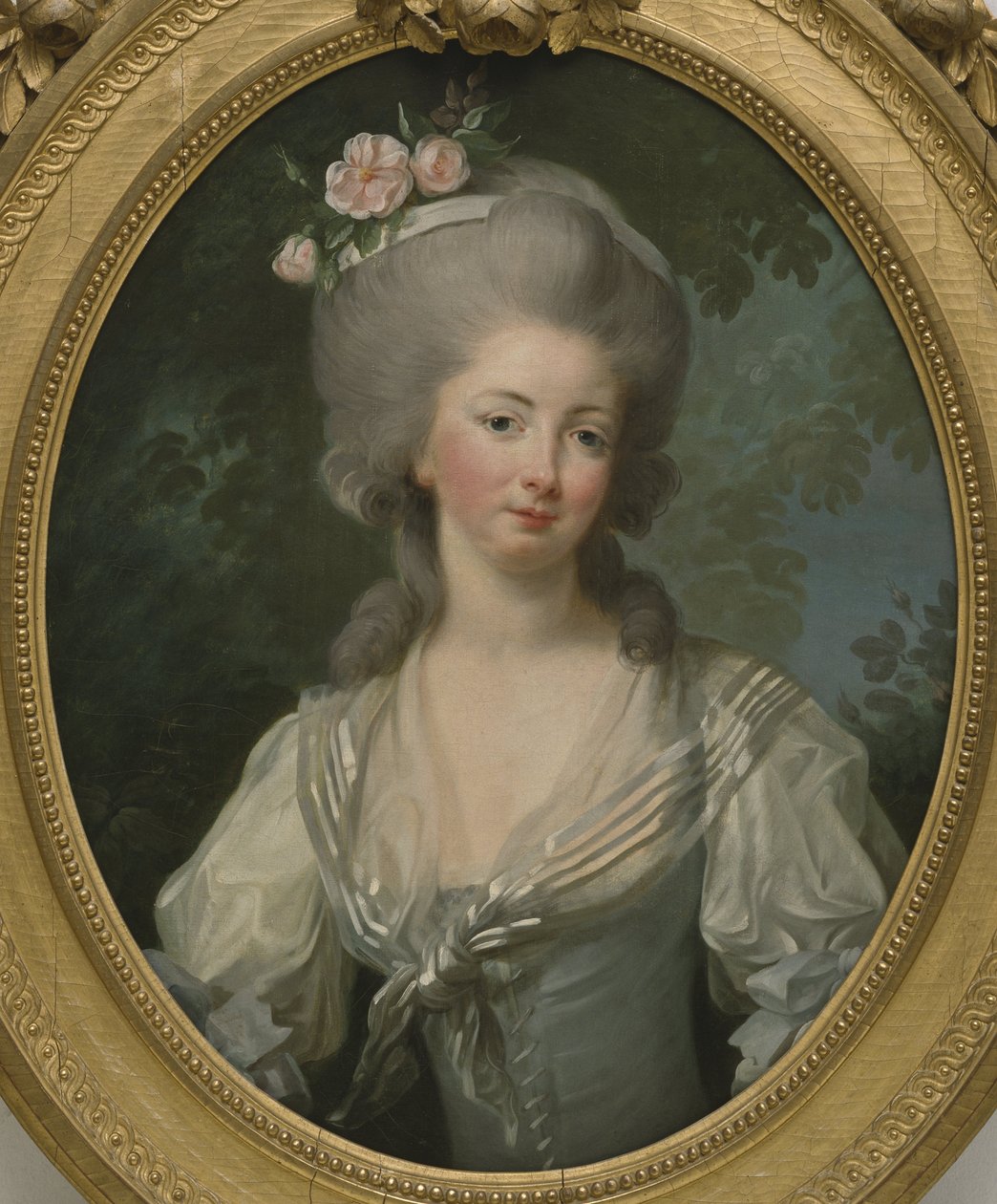 Ernestine Frederique, Princesse de Croy - 克洛伊公主Ernestine-Frederique的肖像，由Vigee-Lebrun, Marie Louise Elisabeth（1755-1842）创作。布面油画。尺寸：74x60厘米。斯德哥尔摩国家博物馆 作者 伊丽莎白·路易丝·维吉·勒布朗