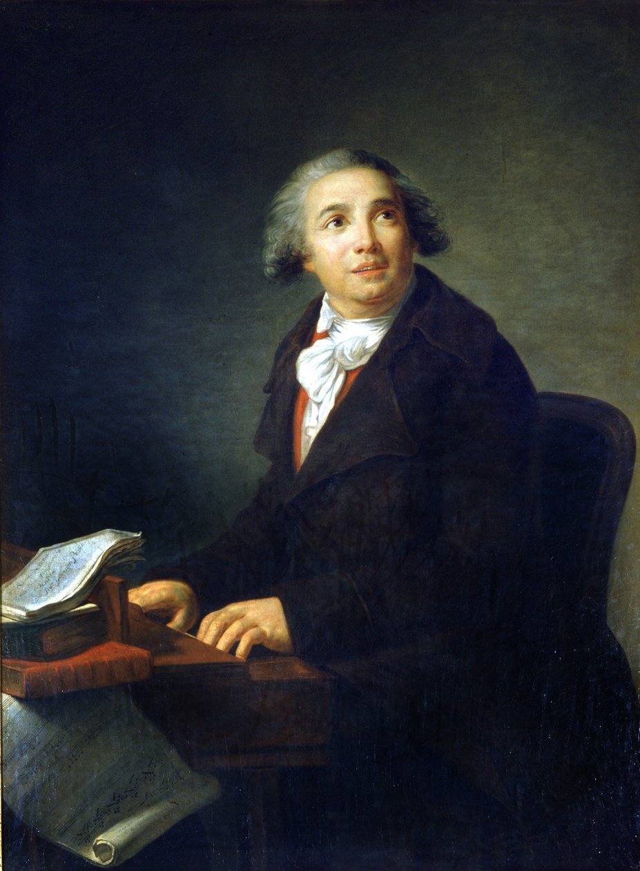 Giovanni Paisiello（或Nazioniello）（1740-1816），意大利作曲家Marie Elisabeth Louise Vigee Le brun（或Vigee-Lebrun或Vigee Lebrun）的绘画（1755-1842）Museo della Scala de Milan 作者 伊丽莎白·路易丝·维吉·勒布朗