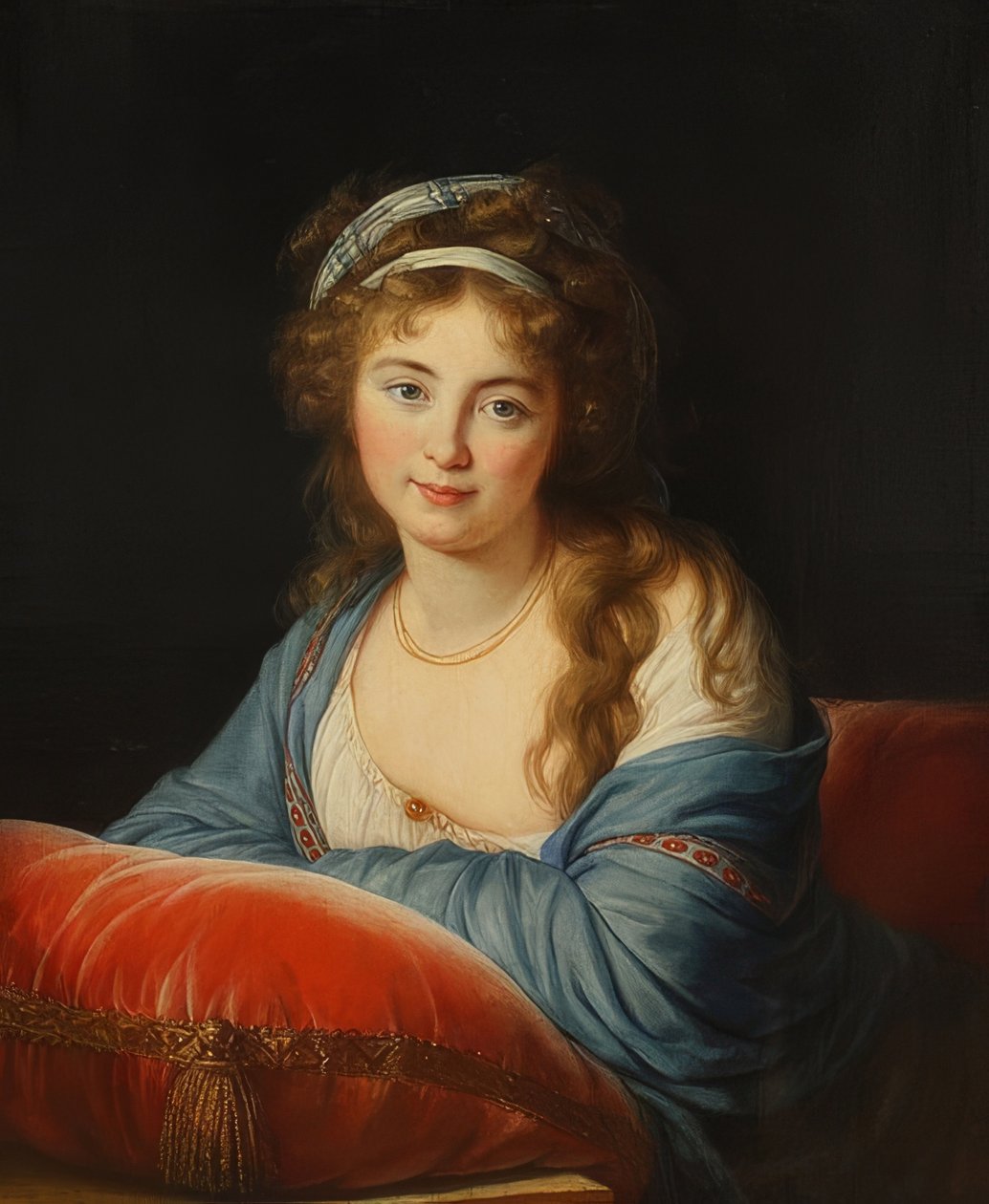 理事会Catherine Vassilievna Skavronskaia。约于1795-96年 作者 伊丽莎白·路易丝·维吉·勒布朗