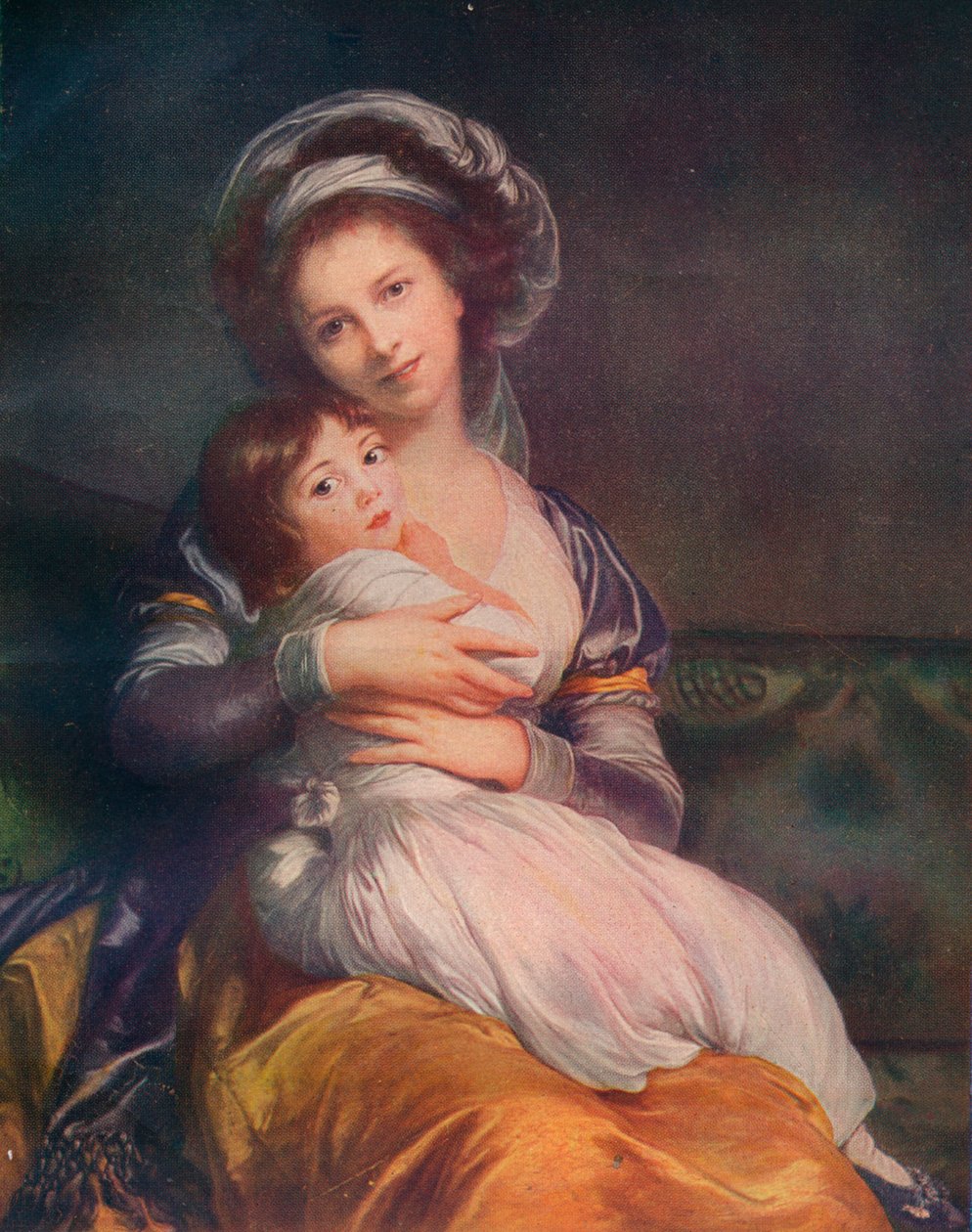 路易丝·伊丽莎白·维吉·勒布伦（Louise Elisabeth Vigee Le Brun）1755-1842年与女儿珍妮·露西（Jeanne-Lucie），1786年，1911年 作者 伊丽莎白·路易丝·维吉·勒布朗