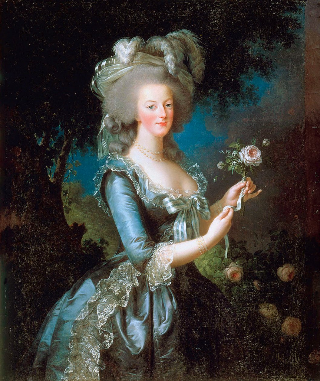 玛丽·安托瓦内特·罗斯（Marie Antoinetteàla Rose），1783年。 作者 伊丽莎白·路易丝·维吉·勒布朗