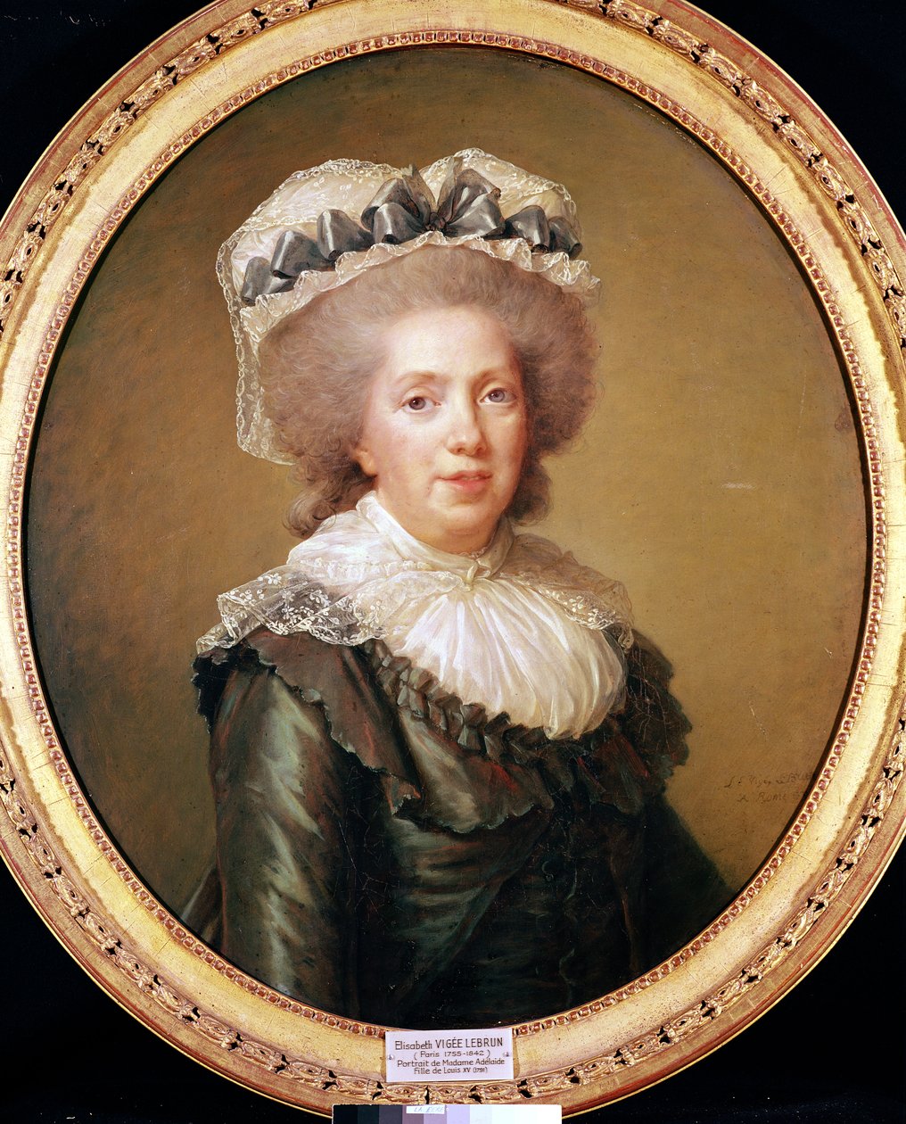 法国阿德莱德（1732-1800）1791年的肖像 作者 伊丽莎白·路易丝·维吉·勒布朗