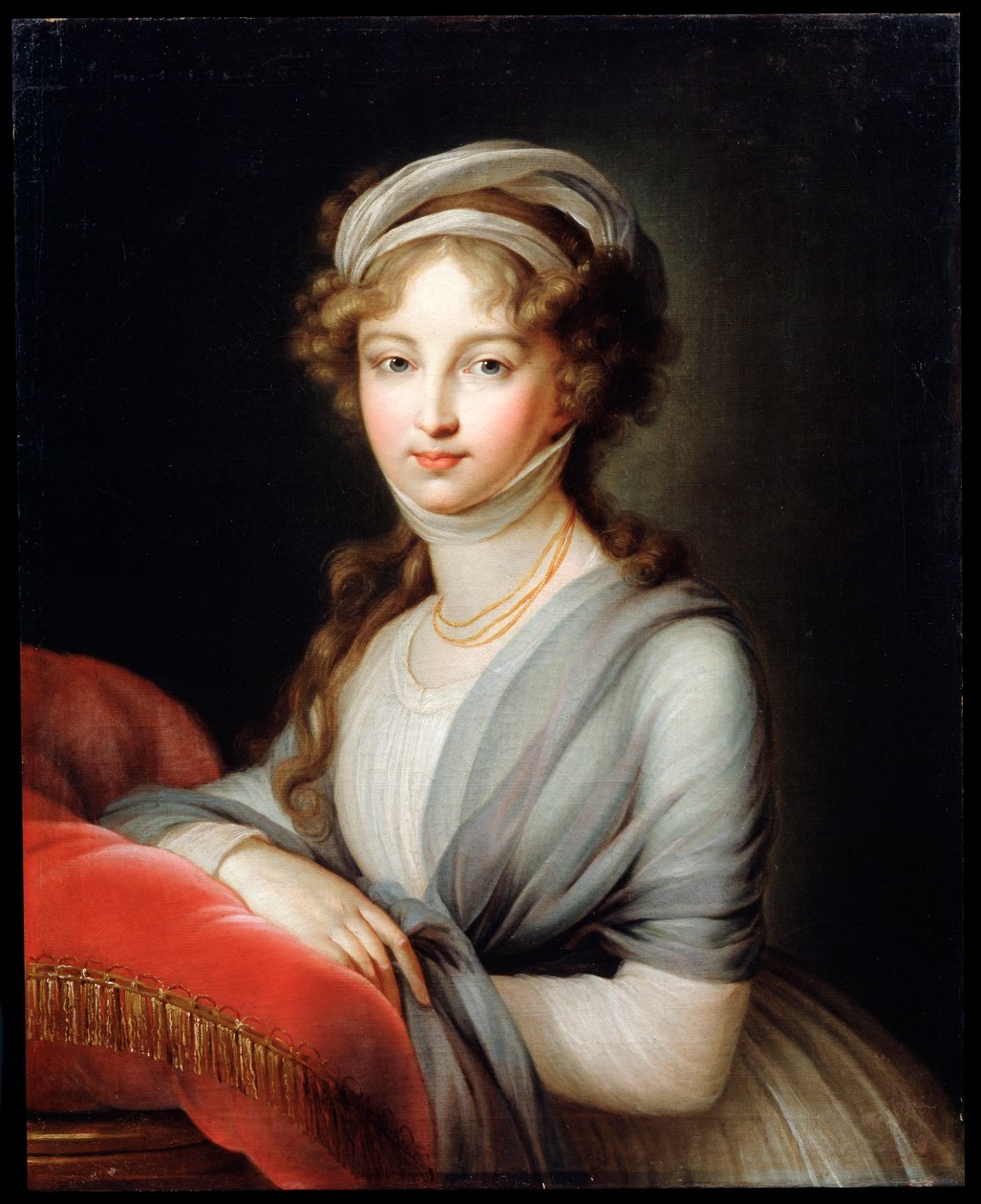伊丽莎白女王亚历山大·阿列克谢耶夫娜的肖像，c1795 作者 伊丽莎白·路易丝·维吉·勒布朗