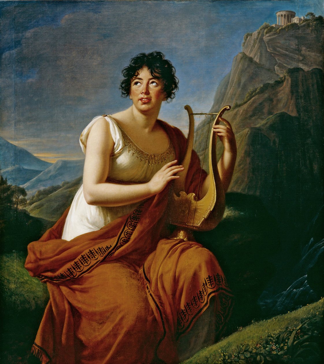 作者安妮·露易丝·杰曼·德·斯泰尔男爵夫人（1766-1817年）的肖像，科林恩在Misenum角， 作者 伊丽莎白·路易丝·维吉·勒布朗