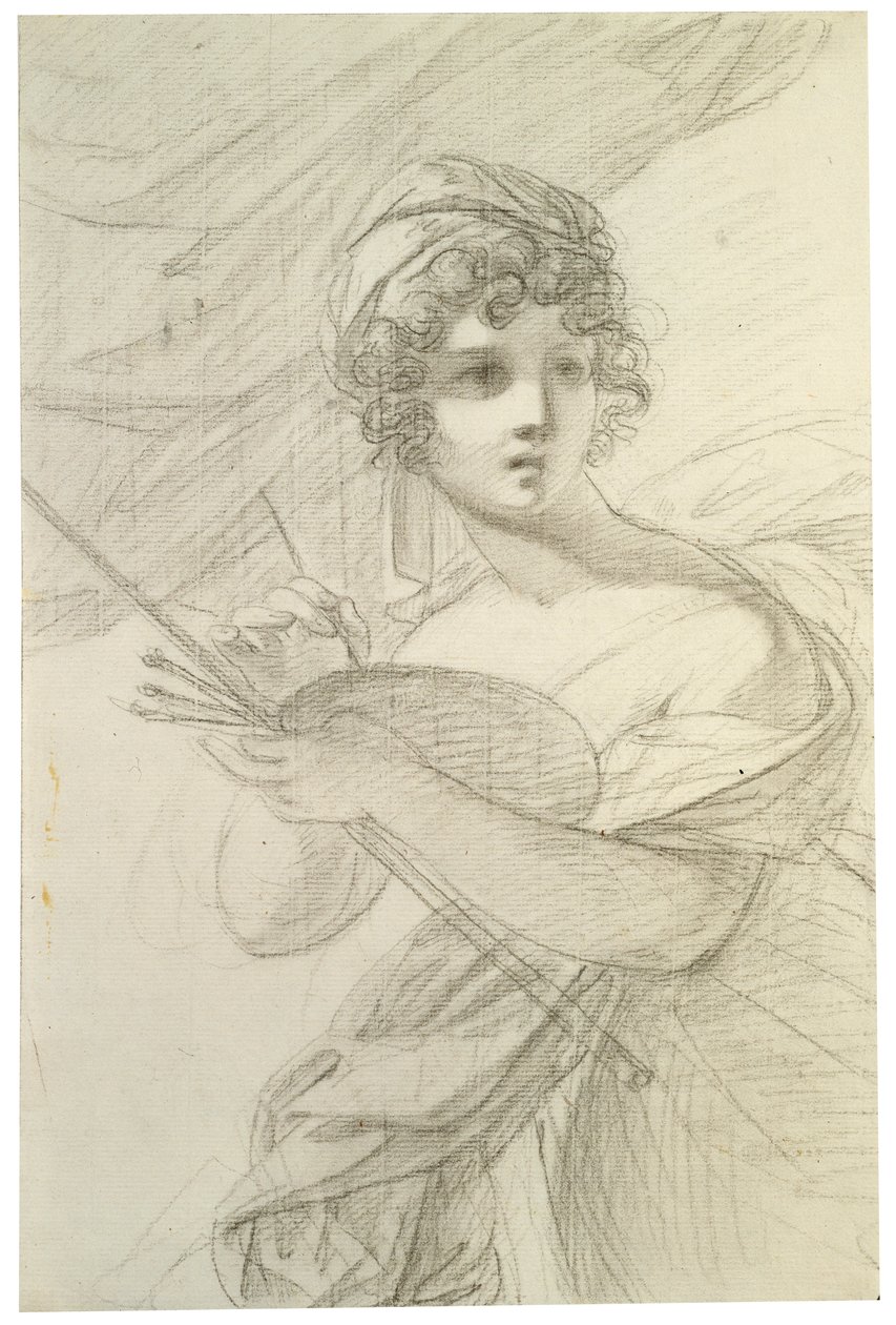 自画像，c1800 作者 伊丽莎白·路易丝·维吉·勒布朗