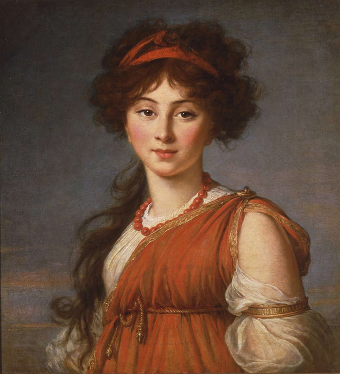 Varvara Ivanovna Naryshkina，拉多米尔斯基大街1785-1840，1800 作者 伊丽莎白·路易丝·维吉·勒布朗