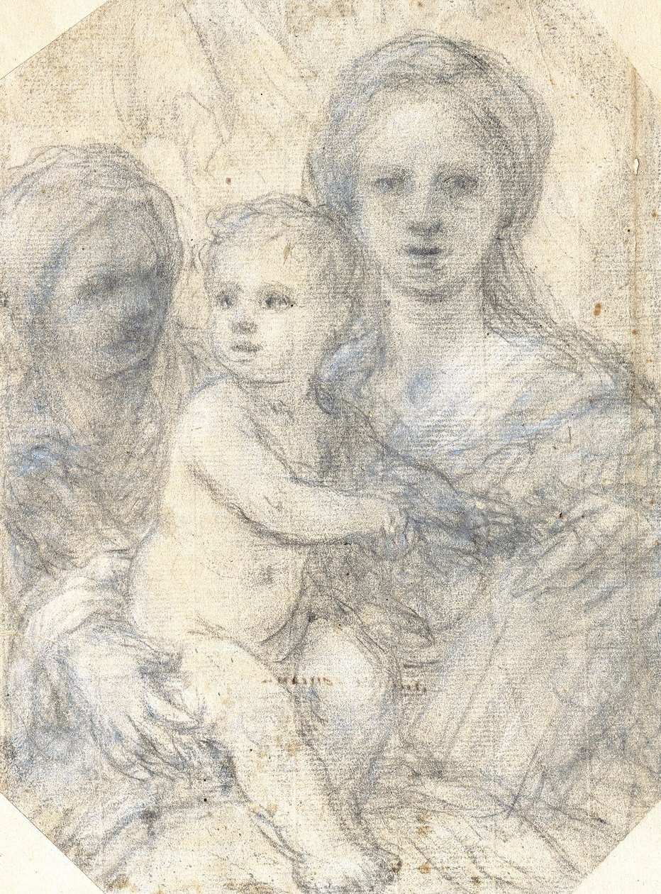 麦当娜和孩子 作者 伊丽莎白·赛拉妮（Elisabetta Sirani）