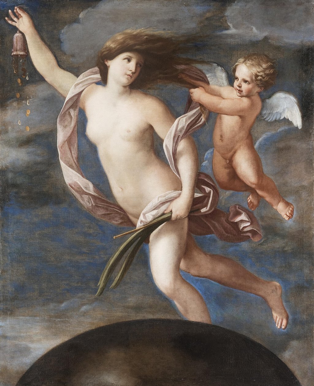 福图纳和丘比特 作者 伊丽莎白·赛拉妮（Elisabetta Sirani）
