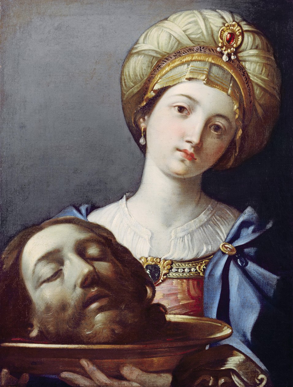 希罗底，与施洗约翰的头 作者 伊丽莎白·赛拉妮（Elisabetta Sirani）