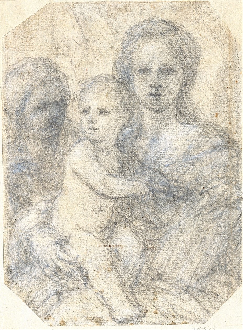 圣母与圣婴 作者 伊丽莎白·赛拉妮（Elisabetta Sirani）