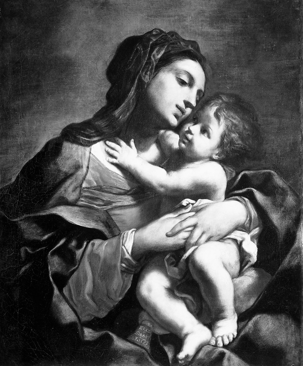 麦当娜和孩子 作者 伊丽莎白·赛拉妮（Elisabetta Sirani）