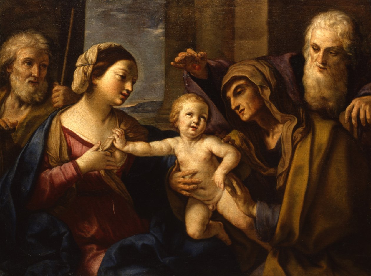 神圣家族 作者 伊丽莎白·赛拉妮（Elisabetta Sirani）