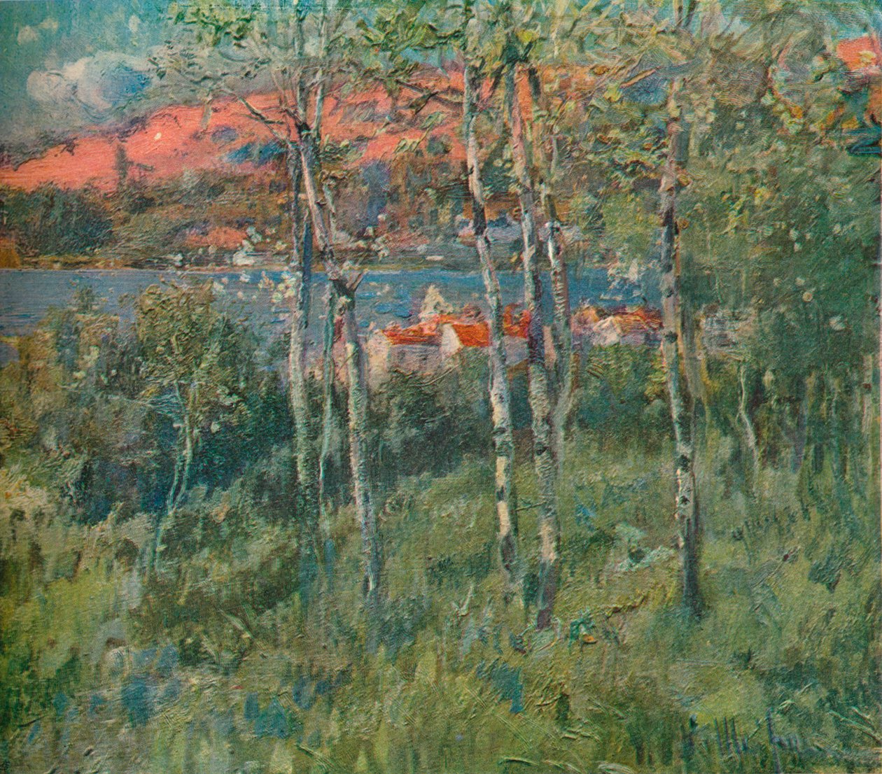 西班牙加利西亚的一个村庄，建于1908年 作者 Eliseo Meifren y Roig