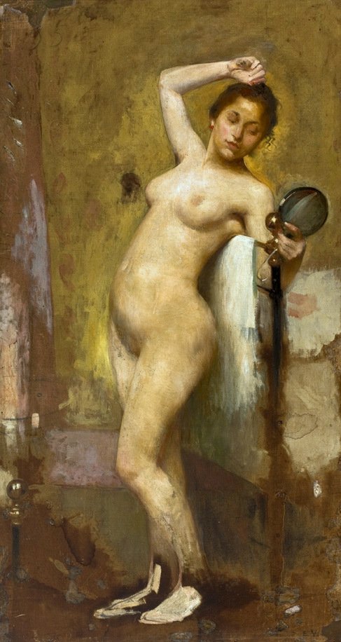 裸体 作者 伊丽莎·维斯康蒂（Eliseu Visconti）