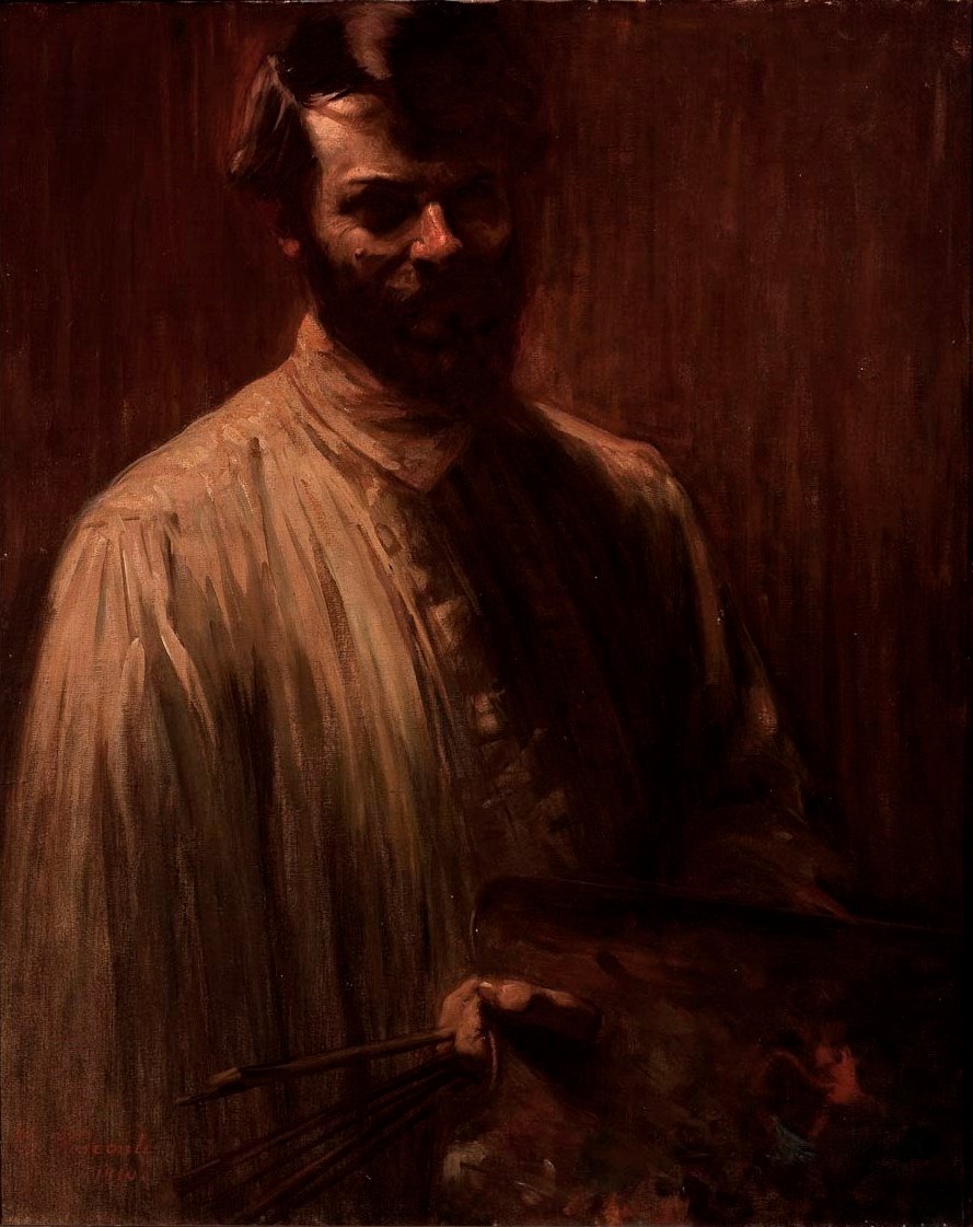 自画像 作者 伊丽莎·维斯康蒂（Eliseu Visconti）