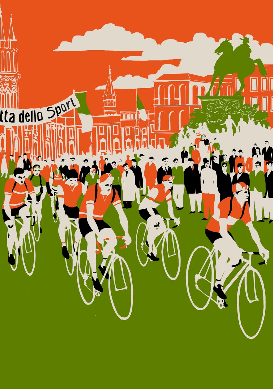 Giro，2013（丝网印刷） 作者 伊丽莎·索思伍德（Eliza Southwood）