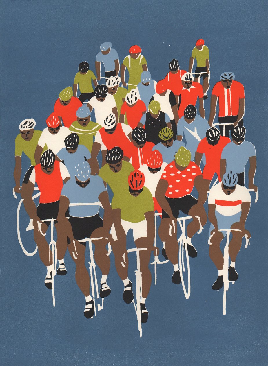 Gruppetto，2014（丝网印刷） 作者 伊丽莎·索思伍德（Eliza Southwood）