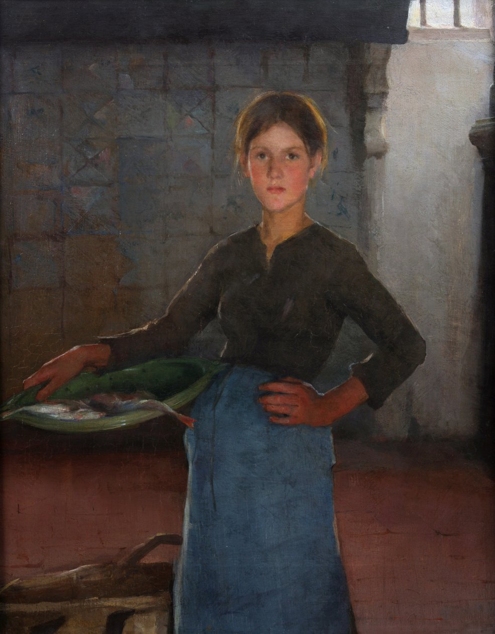 Zandvoort渔女，1884年 作者 伊丽莎白阿德拉斯坦霍普福布斯