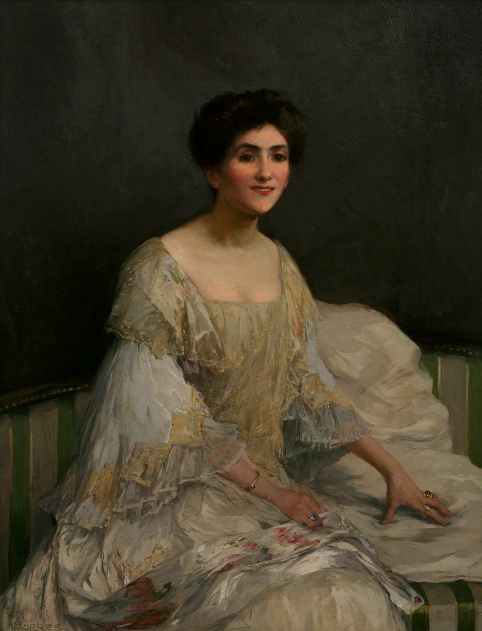 新娘（福布斯夫人），c.1889 作者 伊丽莎白阿德拉斯坦霍普福布斯