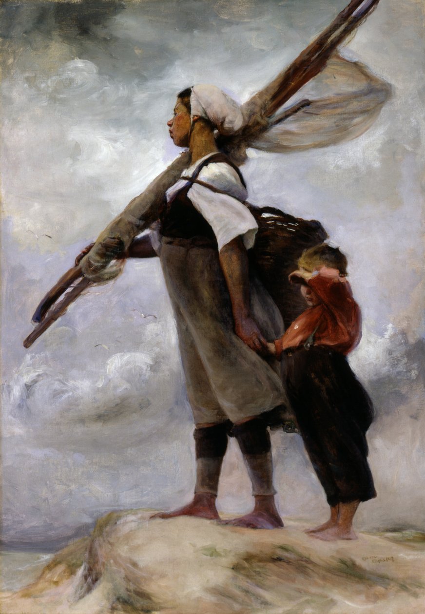 皮卡迪的费雪姑娘，1889年。 作者 伊丽莎白·诺瑟斯