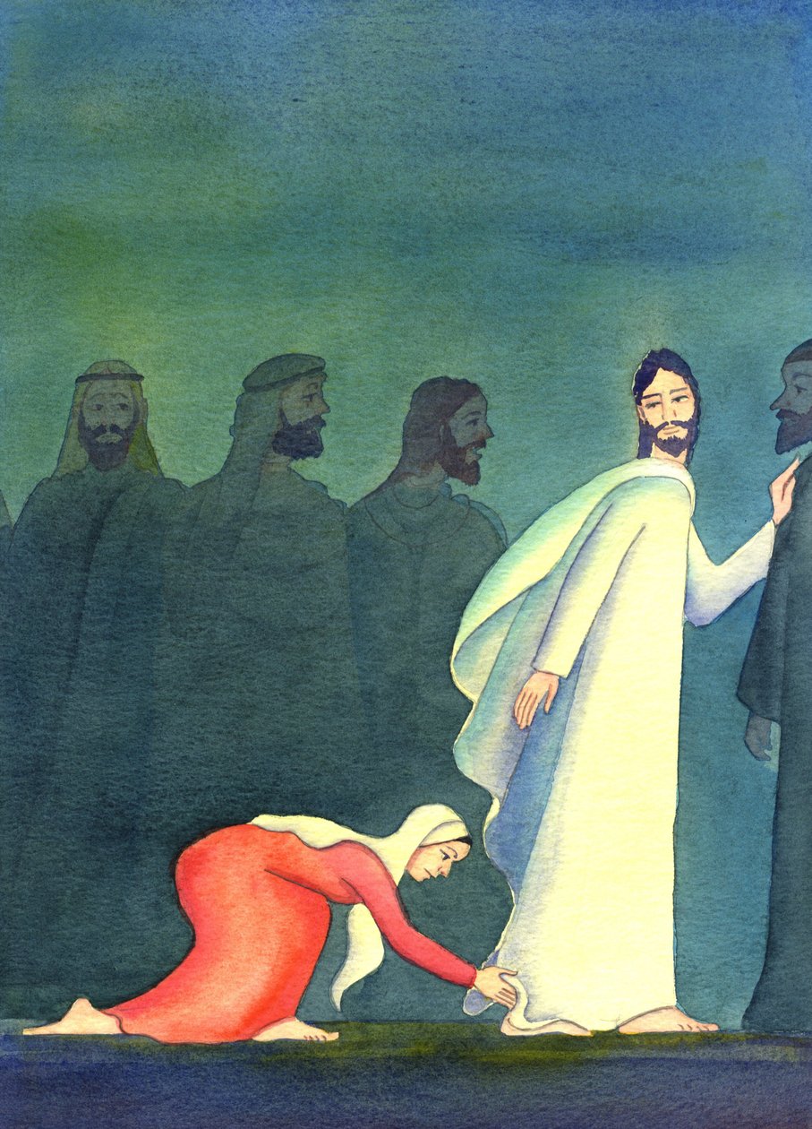一个女人对自己说：“如果我只能摸摸他衣服的下摆，我就会被治愈的”，2001年（纸上水） 作者 伊丽莎白王