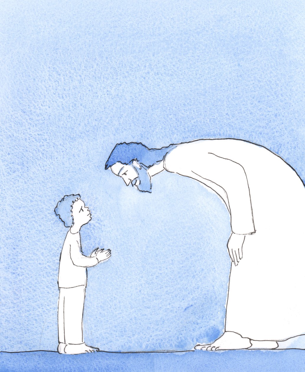 基督告诉我，当我受苦时看着他时，就好像他正怀着爱心看着一个小孩子一样。他唯一的愿望就是帮助我，给我内心的平静，安慰和喜悦。，2 作者 伊丽莎白王