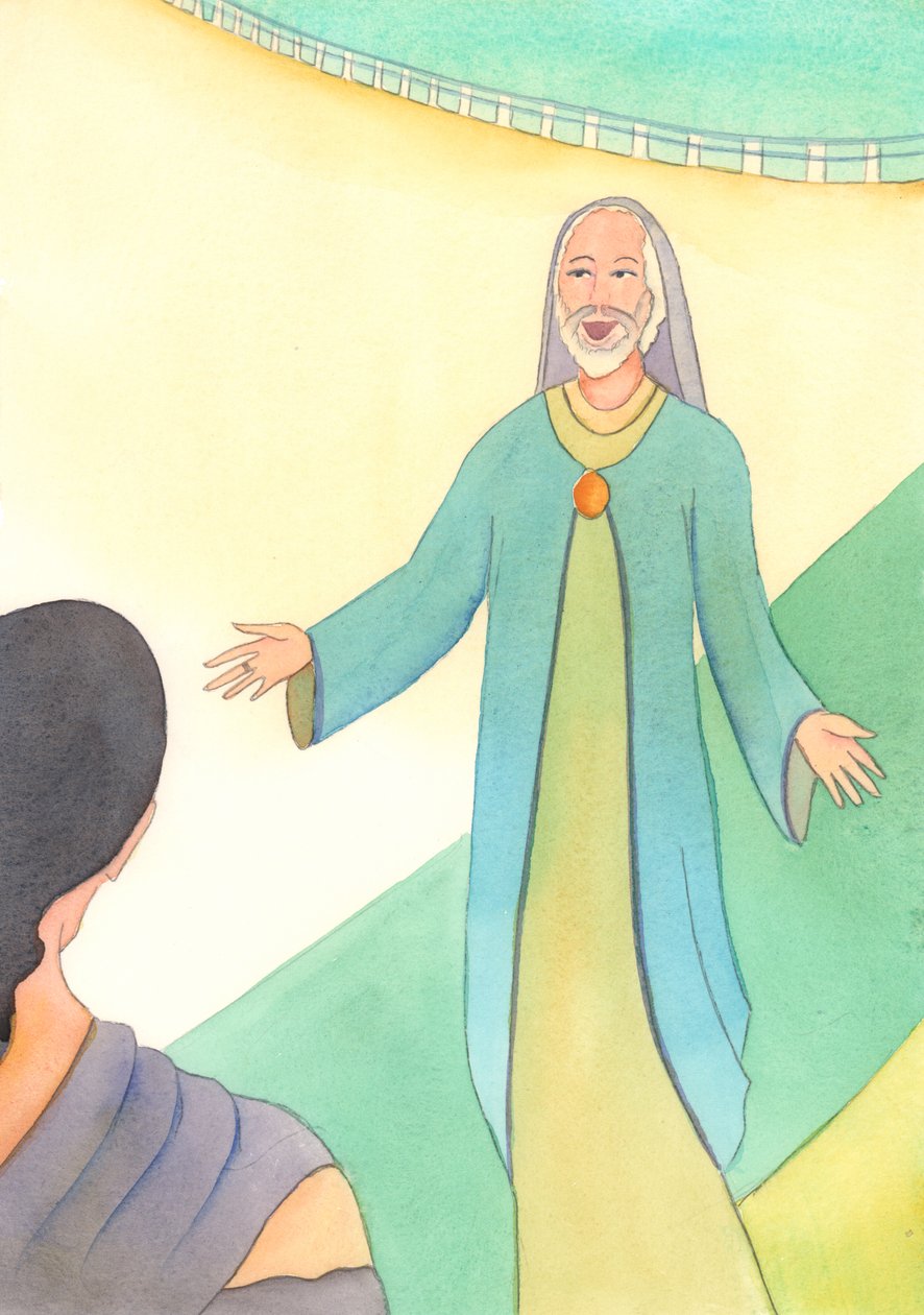 每当一个因美德失败的人悔改之后，父神就会无限仁慈地望着，2004年（纸上写真） 作者 伊丽莎白王
