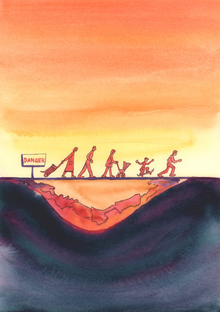 如果我们拒绝听从基督和他的教会的教导，过着不道德的生活，我们就像是那些忽略“危险”标志并走在有严重沉降的道路上的人，2004年（w - c 作者 伊丽莎白王