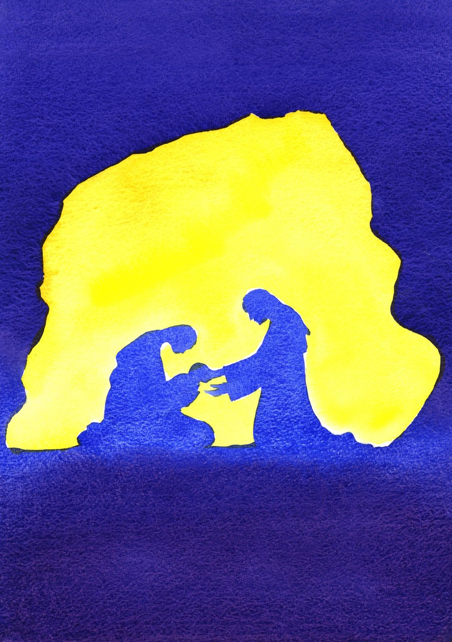 耶稣出生于2001年伯利恒（w - c在纸上） 作者 伊丽莎白王