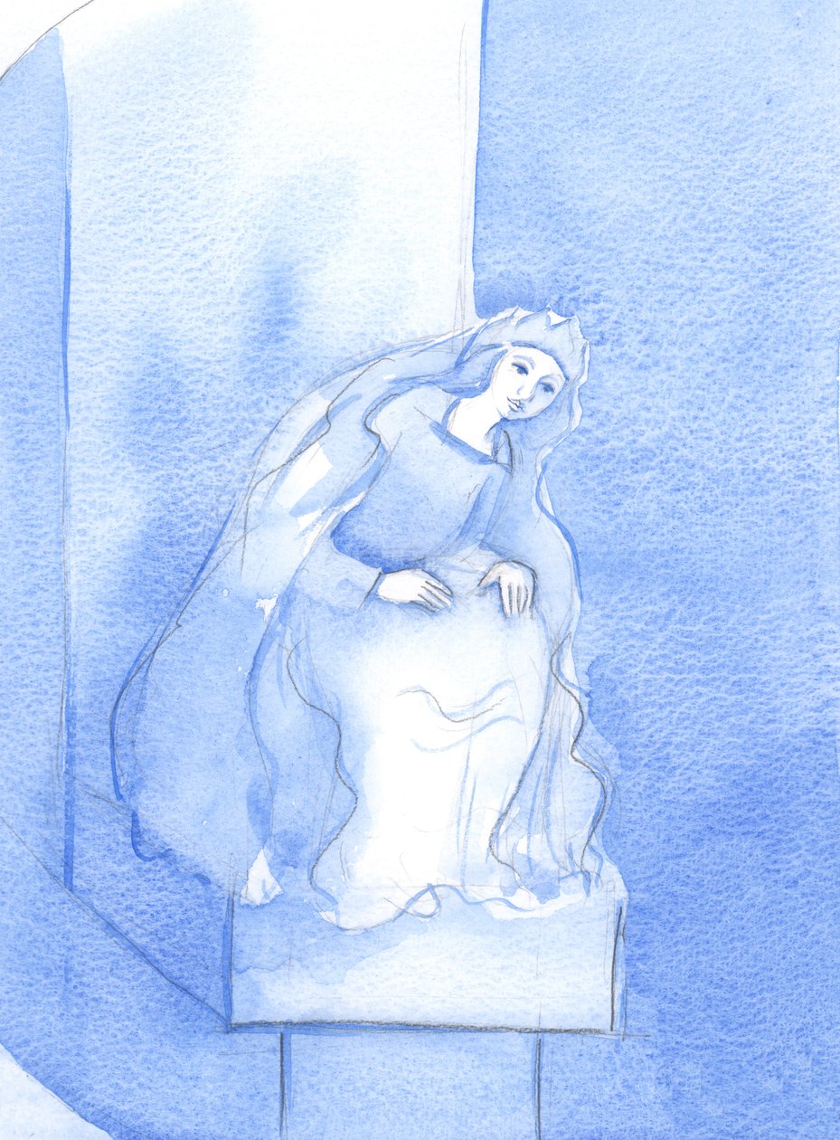 我们的祝福女士（“威斯敏斯特圣母”）欢迎那些转向她的女士；她以温柔的爱向我们致意，对我们的信心感到高兴，2002年（纸上w - c） 作者 伊丽莎白王