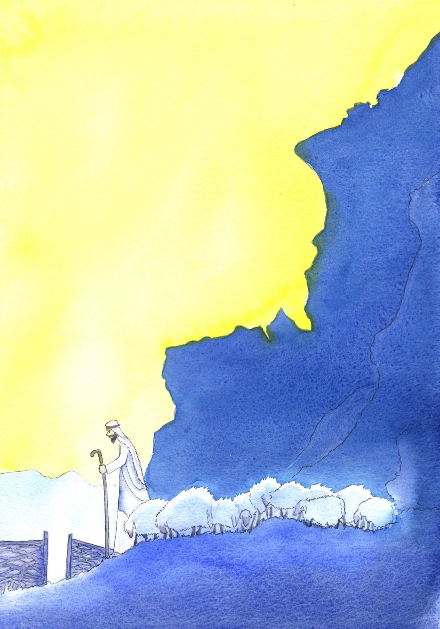 《好牧羊人》，2001年（带纸） 作者 伊丽莎白王