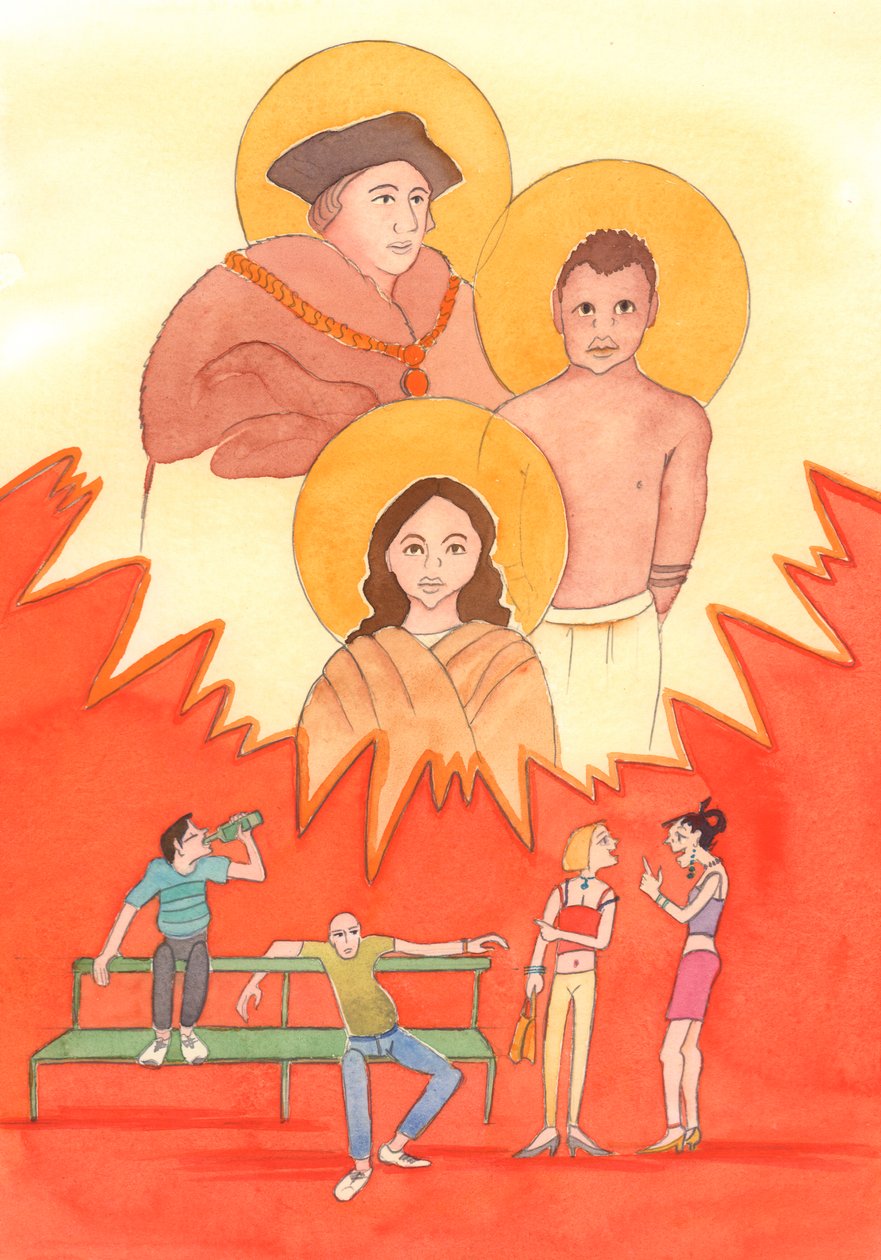 2003年，每个时代都有烈士为真理（纸上写有w - c） 作者 伊丽莎白王