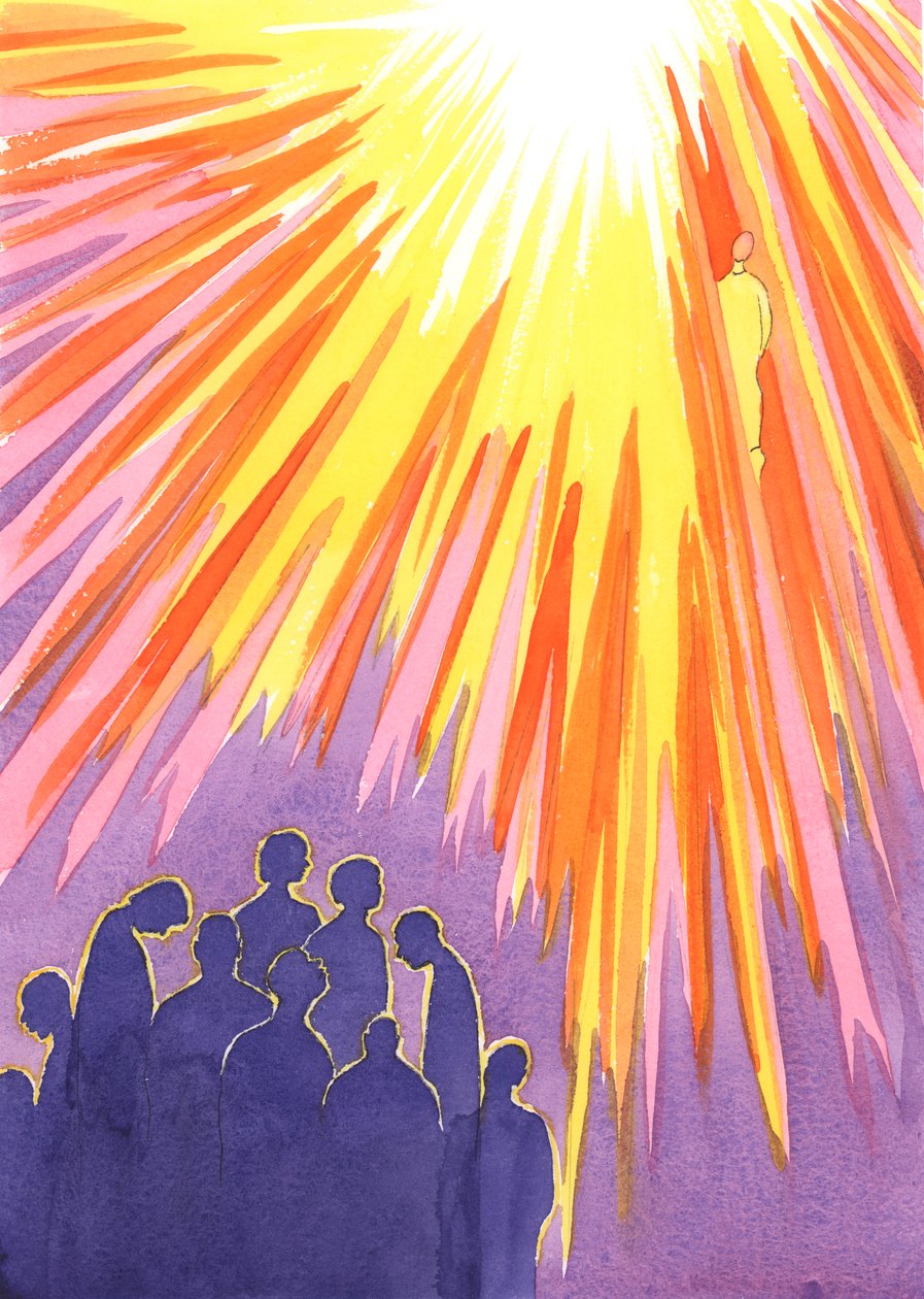 那些拒绝悔改并死了的人不能进入天堂。但是向基督怜悯敞开的圣灵一旦被净化就进入了天堂。（2001年，纸上水） 作者 伊丽莎白王
