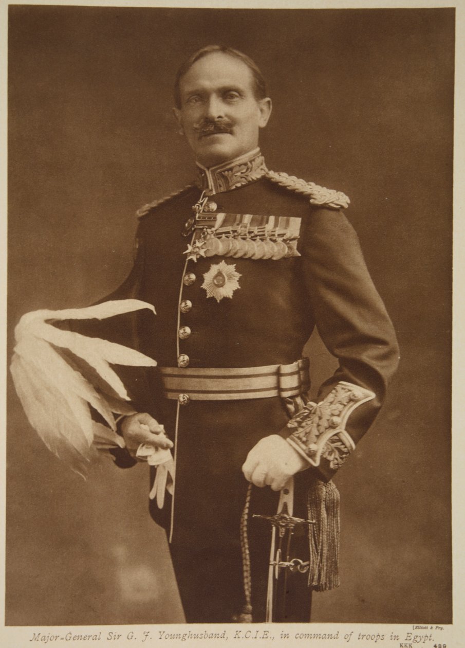 少将GJ Younghusband爵士，1914-19 作者 艾略特和弗莱工作室