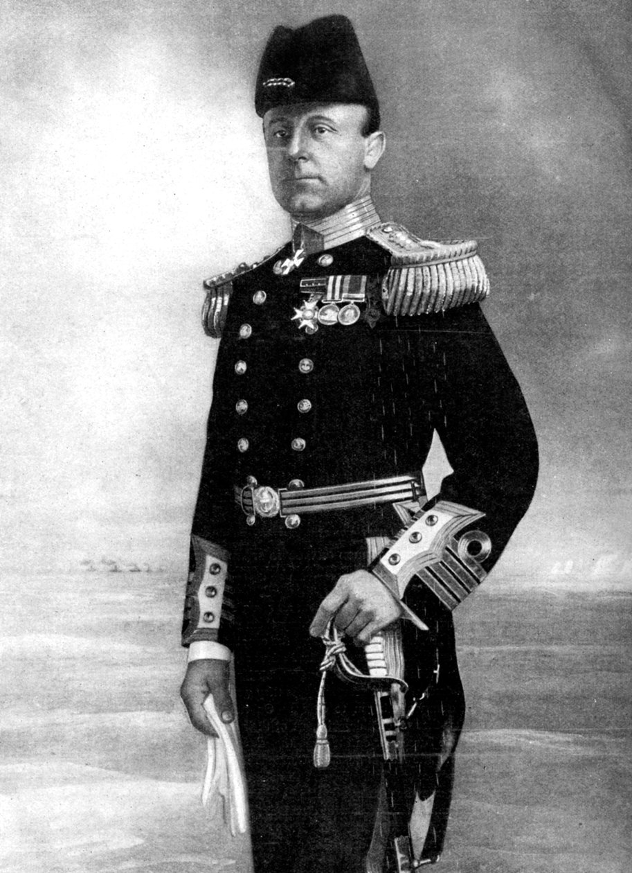 海军上将约翰·拉什沃思·杰利科爵士（海军上将），第一次世界大战，1914年 作者 埃利奥特和弗莱