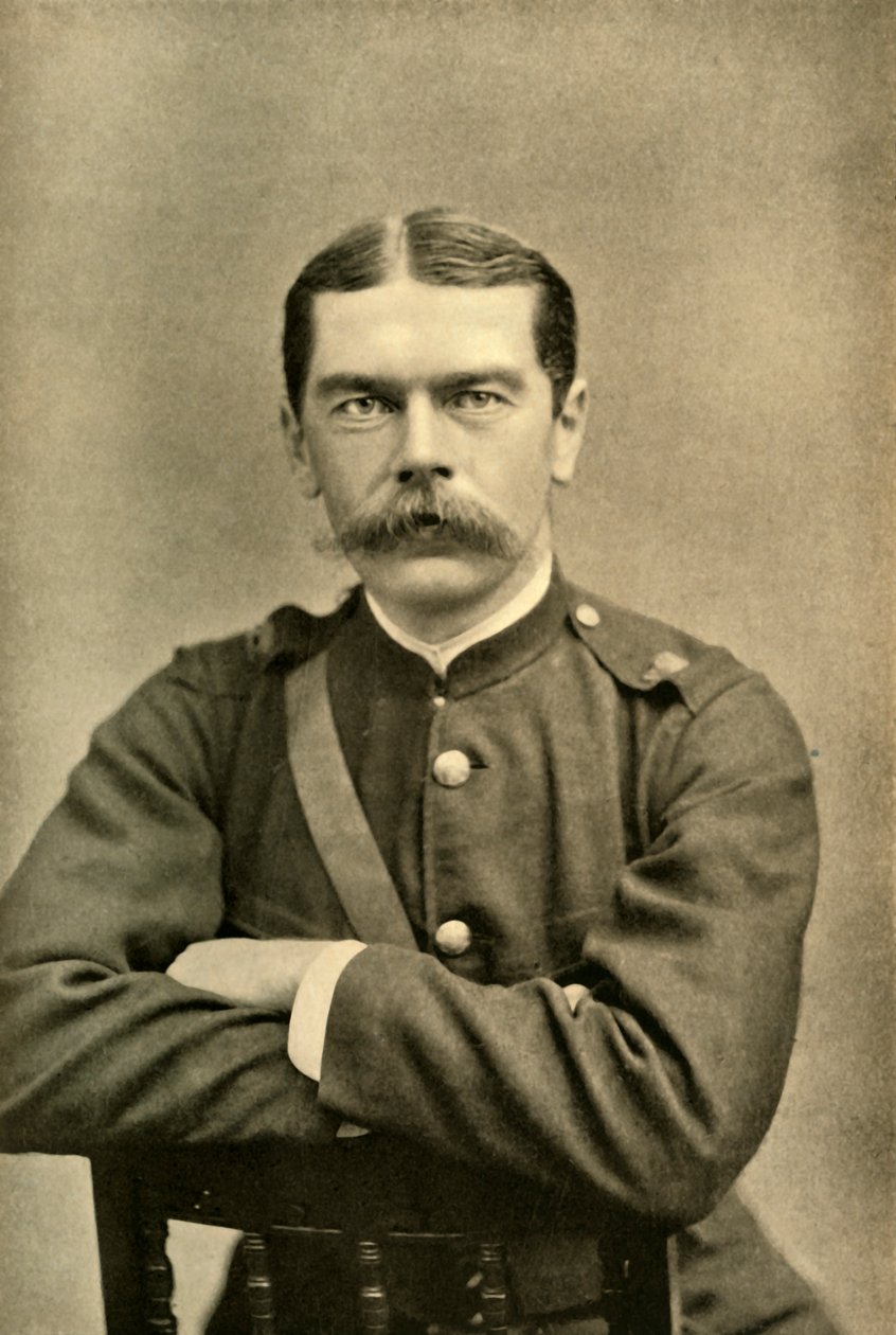 喀土穆的基奇纳勋爵（Lord Kitchener），c1885，1901年。 作者 埃利奥特和弗莱