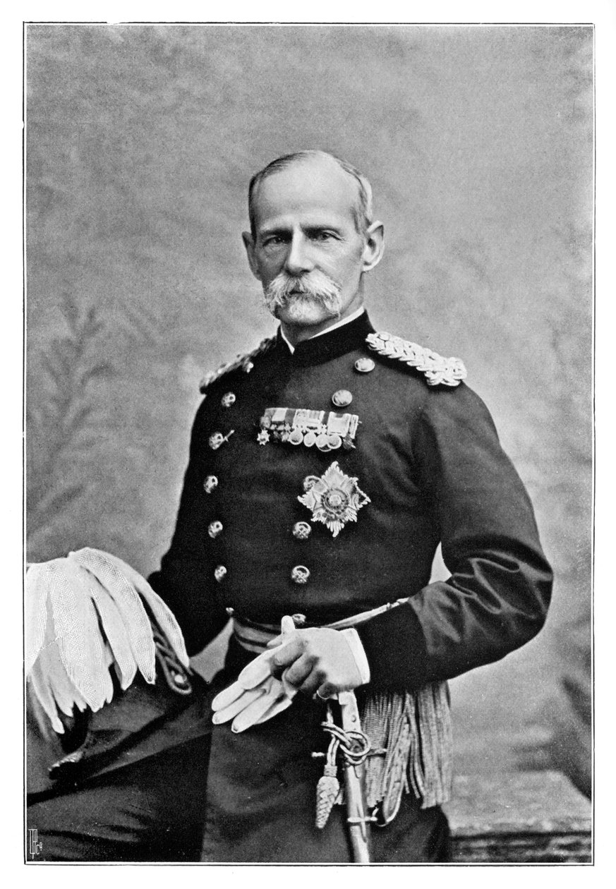 罗伯茨勋爵，英国士兵，1901年。 作者 埃利奥特和弗莱
