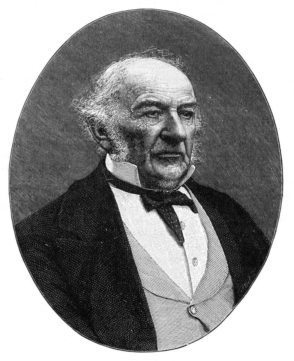 英国自由党政治家兼总理威廉·埃沃特·格拉德斯通（William Ewart Gladstone），建于1890年。 作者 埃利奥特和弗莱