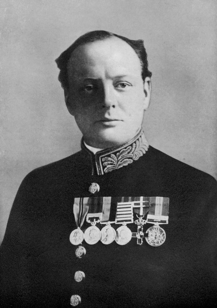 温斯顿·丘吉尔（Winston Churchill），金钟第一任总理，1914-1915年，1920年 作者 埃利奥特和弗莱