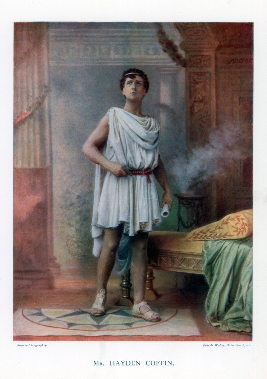 查尔斯·海登·科芬（Charles Hayden Coffin），英国演员和歌手，1901年。 作者 埃利斯和沃勒里