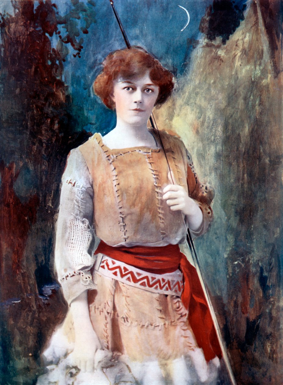 艾琳·凡布鲁格（Irene Vanbrugh）的作品《令人敬佩的克莱顿》（C1902）。 作者 埃利斯和沃勒里
